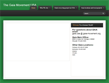 Tablet Screenshot of gaia-movement-usa.org